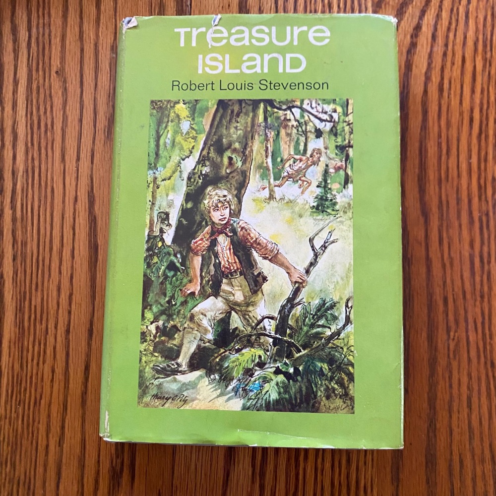 Treasure Island Robert Louis Stevenson Book Club Edition Hardcover Henry C Pitz